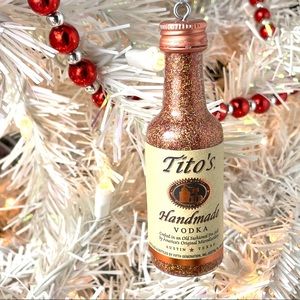 Tito’s Vodka Bottle Christmas Tree Ornament